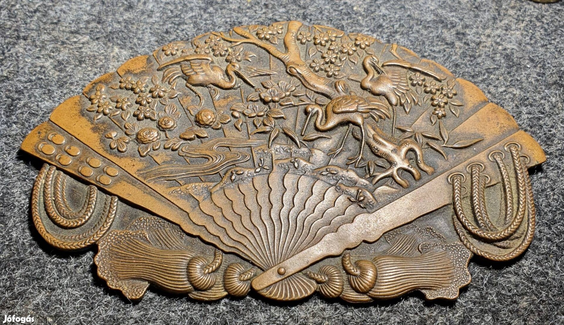 Legyező Sakura Daru Bronz