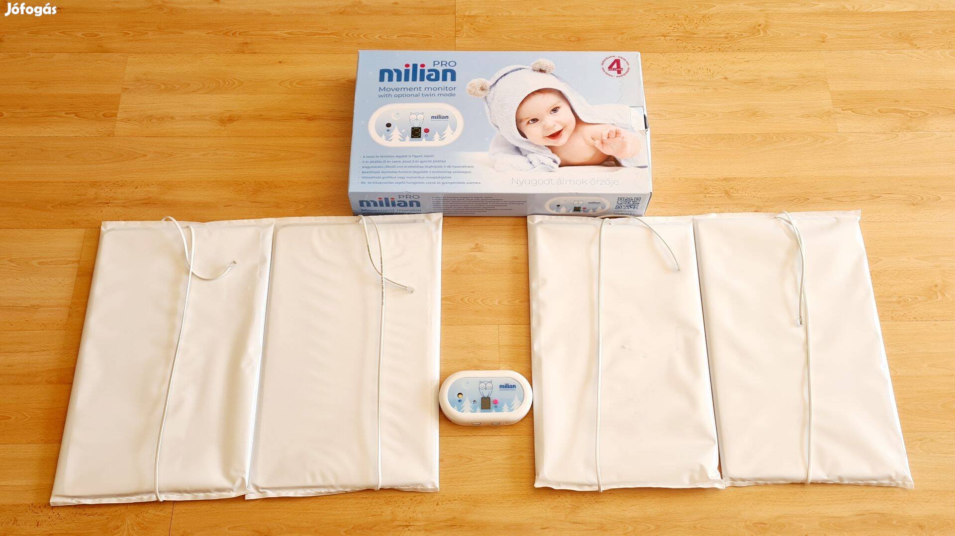 Légzésfigyelő - Milian Pro 4 Twins - Ikres, 4 szenzor pados