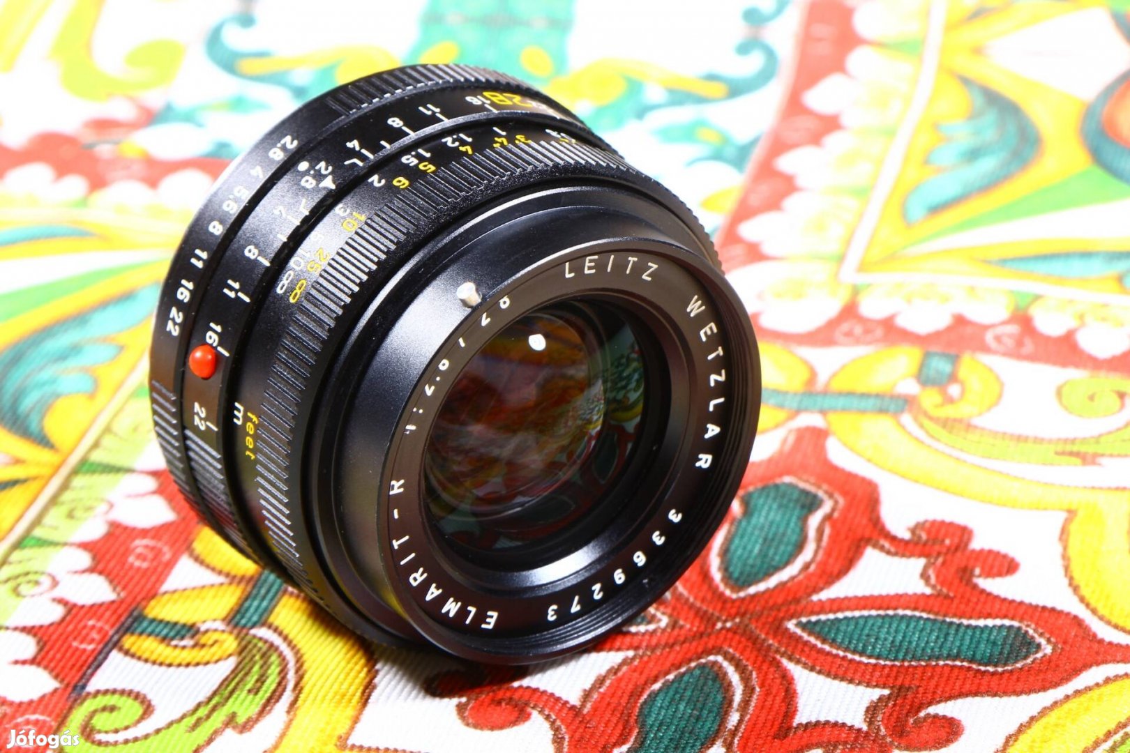 Leica 3cam R 2.8 28mm Elmarit Leitz objektív 