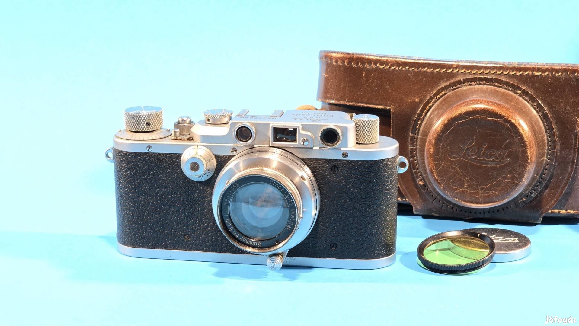 Leica Iiia fényképezőgép summar 5cm f2