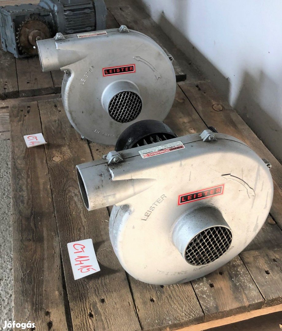 Leister hőálló centrifugál ventilátor 240m3/h  200 °C max