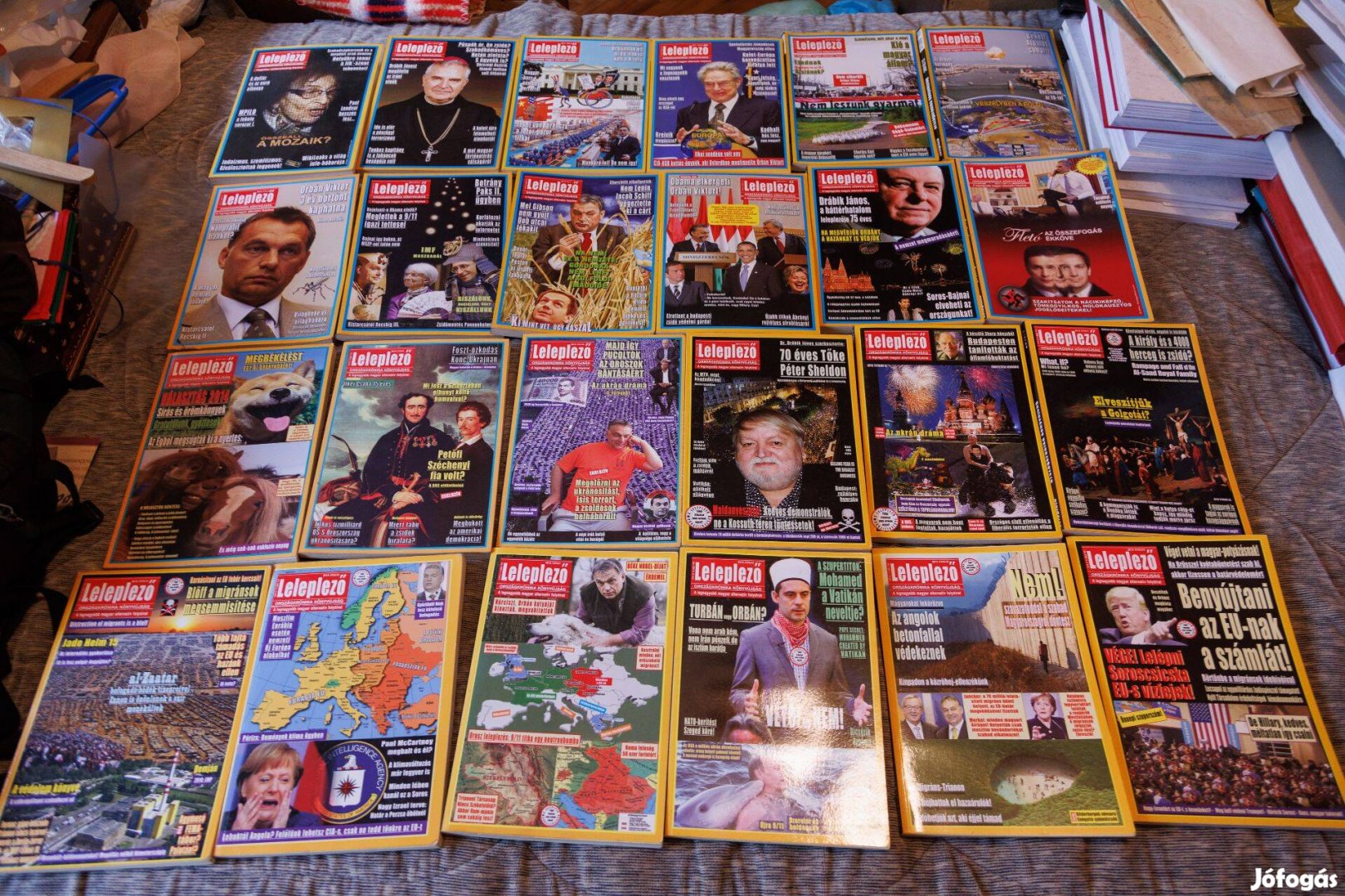Leleplező könyvújság gyűjtemény eladó