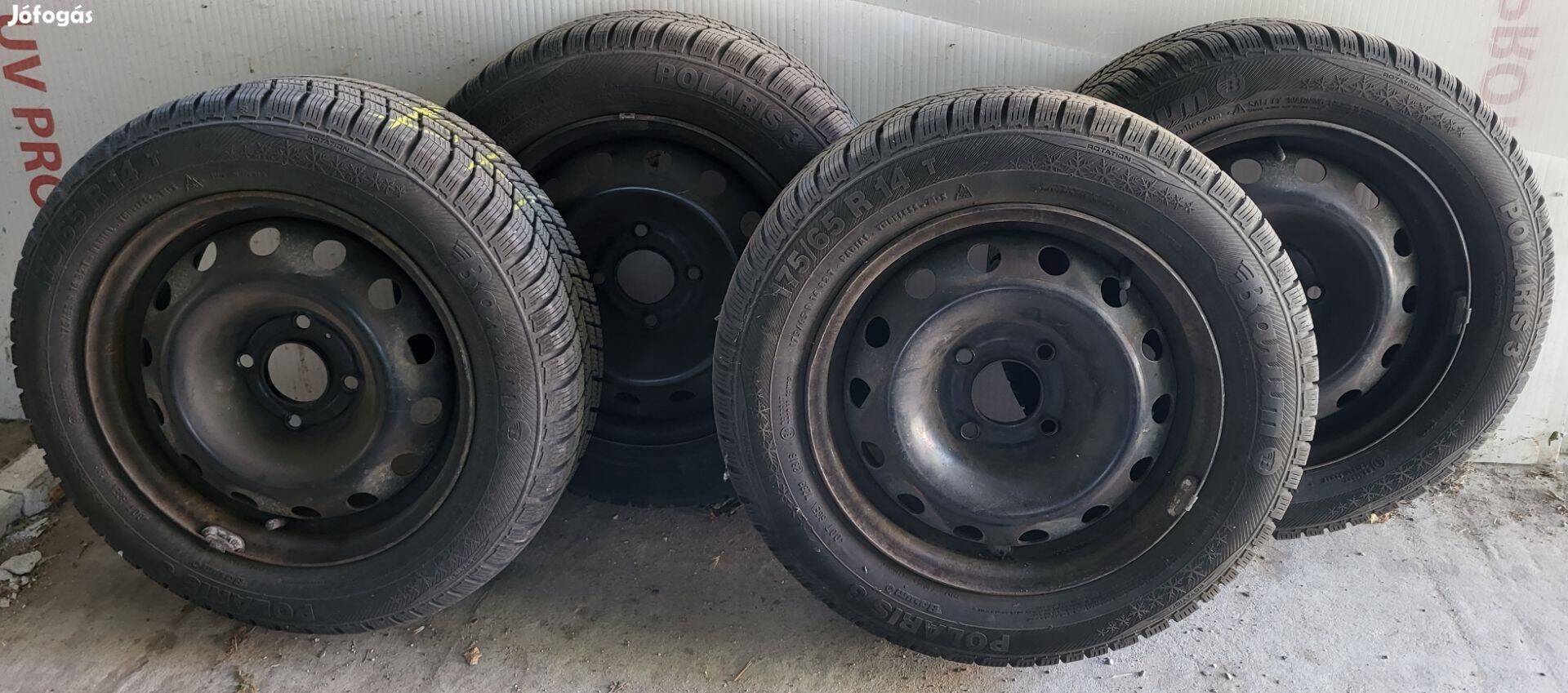 Lemez felni garnitúra téli gumival