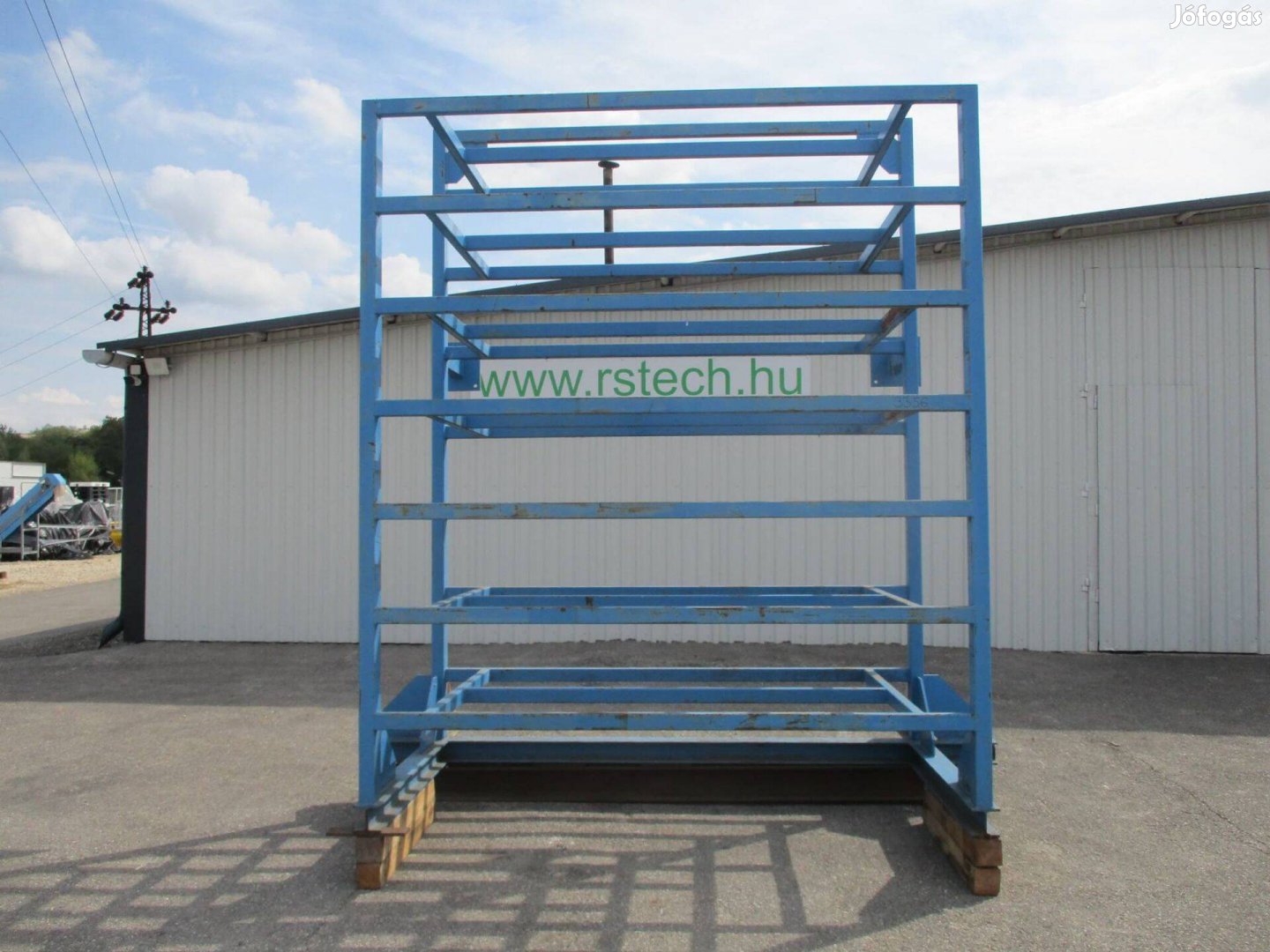 Lemez tároló polc állvány 2000×1000 mm lemezhez (3356)