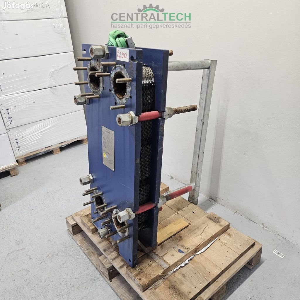 Lemezes hőcserélő ALFA LAVAL M10 MFM  11,5lit 7,9nm2 1300kw