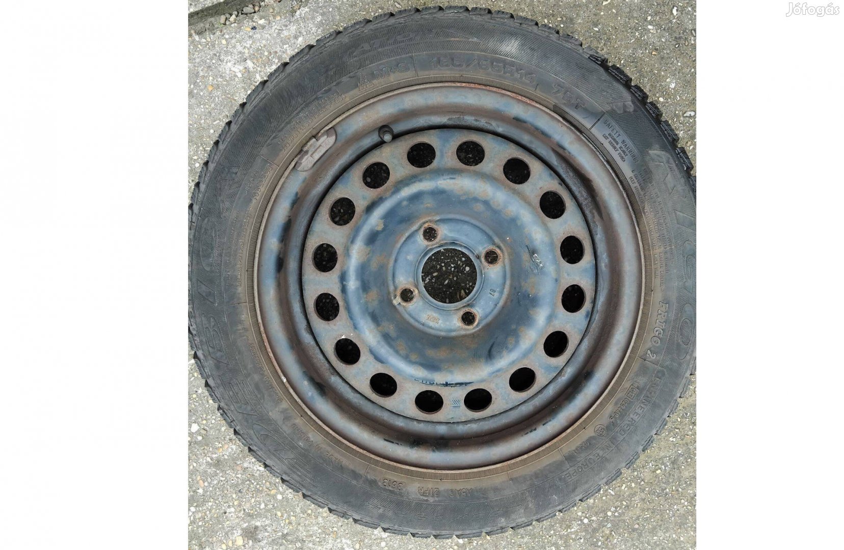 Lemezfelni téli gumival 4db Renault Clio II