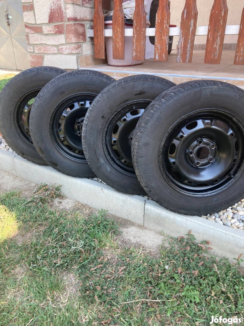 Lemezfelni téligumival R14 x 5 j et35 5x100 !