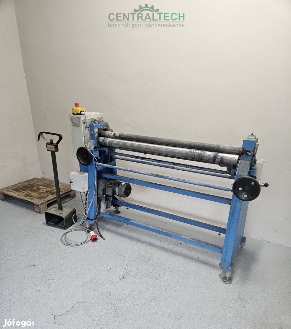 Lemezhengerítő 1280X1mm BIRLIK KSM gépi hengerítő