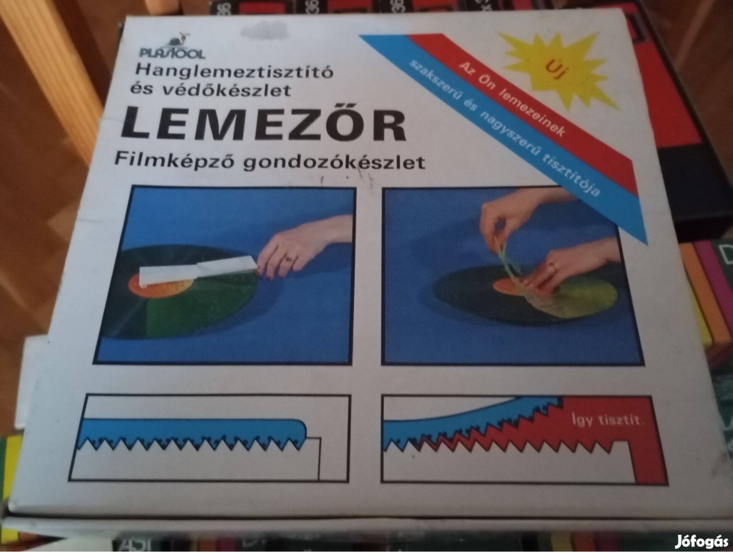 Lemezőr hanglemeztisztító és védőkészlet