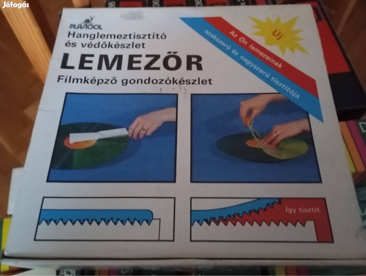 Lemezőr hanglemeztisztító és védőkészlet