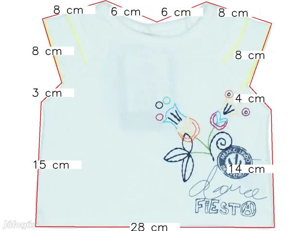 Lemur Caribu Új (címkés) Lány Póló (Méret: 74)
