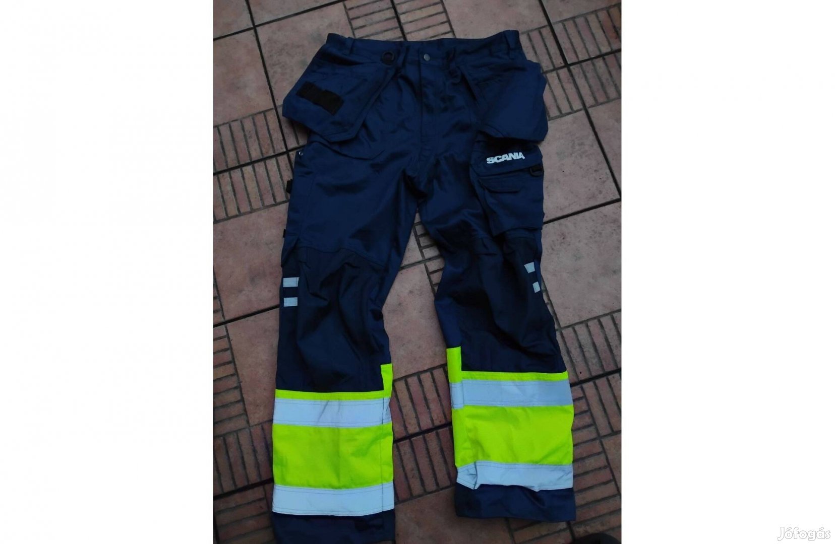 Lengőzsebes Scania munkásnadrág L 54 új