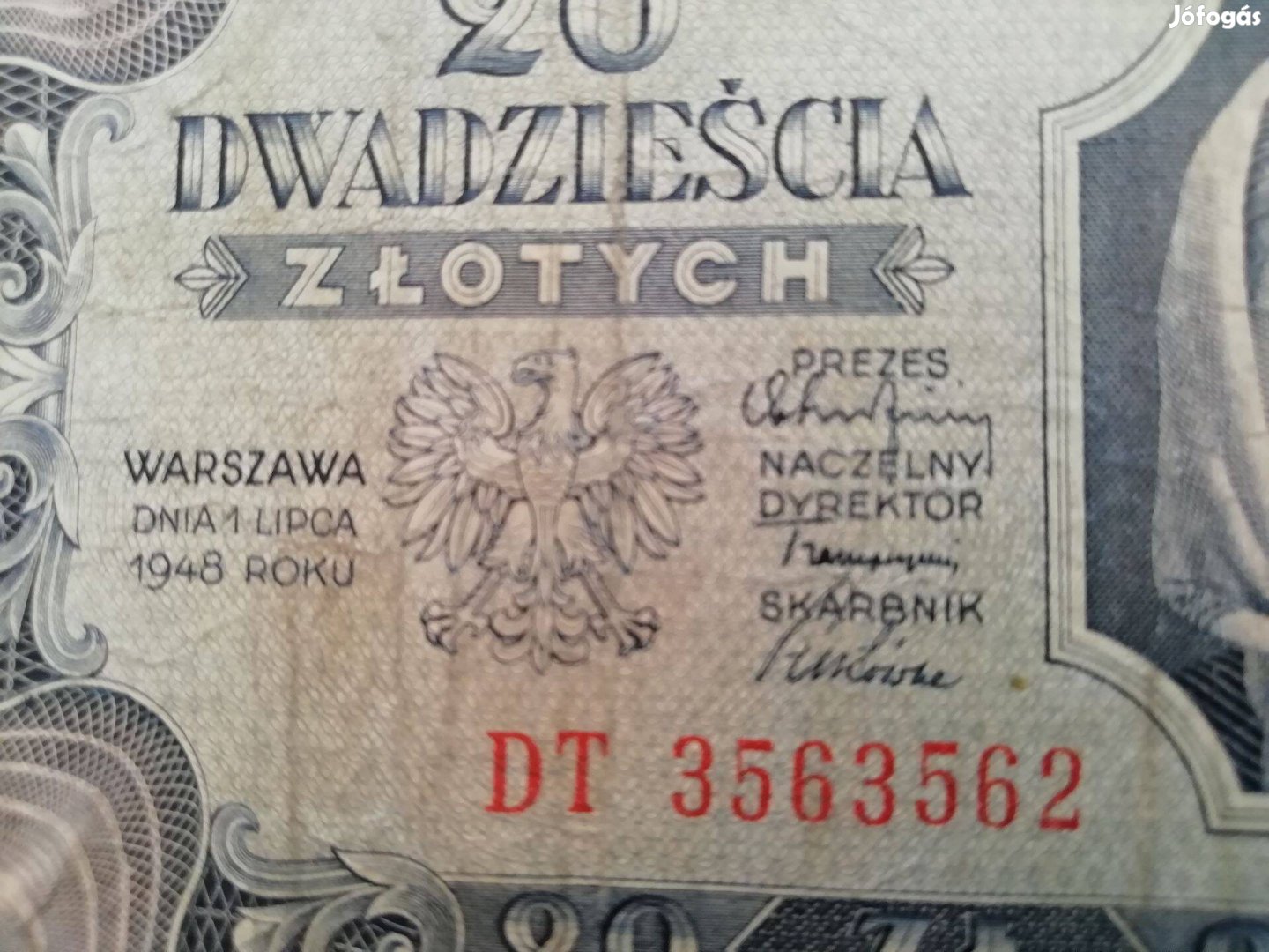 Lengyel 1948-as 20 zloty