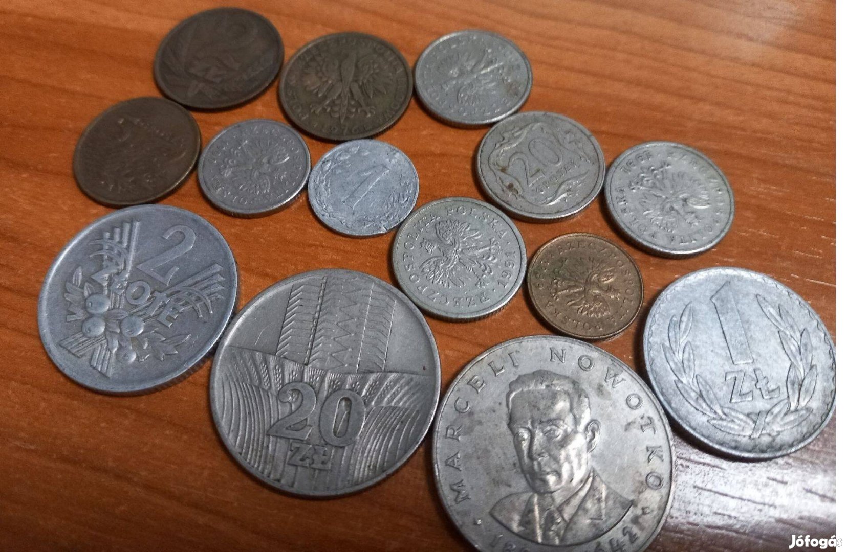 Lengyel forgalmi érmék LOT 14 db