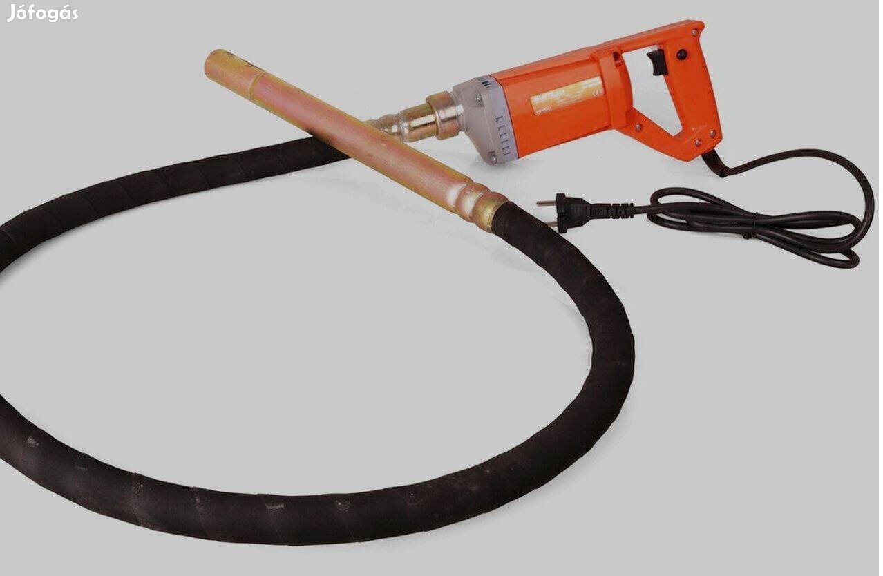 Lengyel gyártmányú betonvibrátor 1400 watt, 2 méteres tömlővel !
