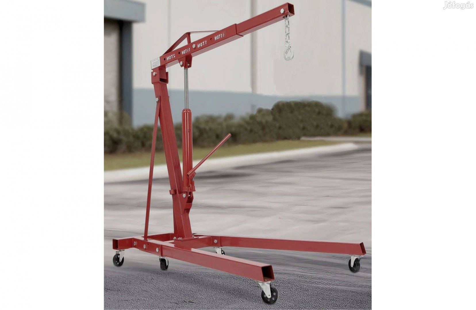Lengyel hidraulikus motorkiemelő zsiráf és mühelydaru 2000 kg !