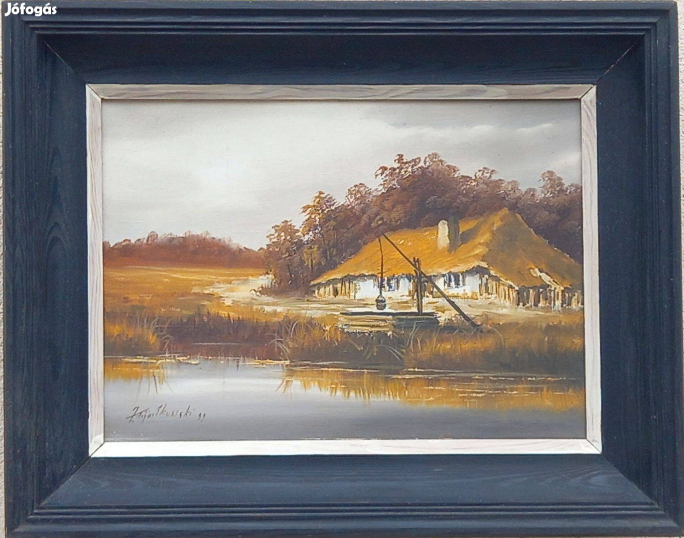 Lengyel tájkép Benedykt Baczyk szignóval