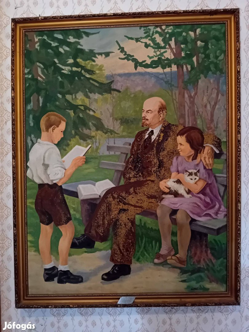 Lenin gyermekekkel festmény