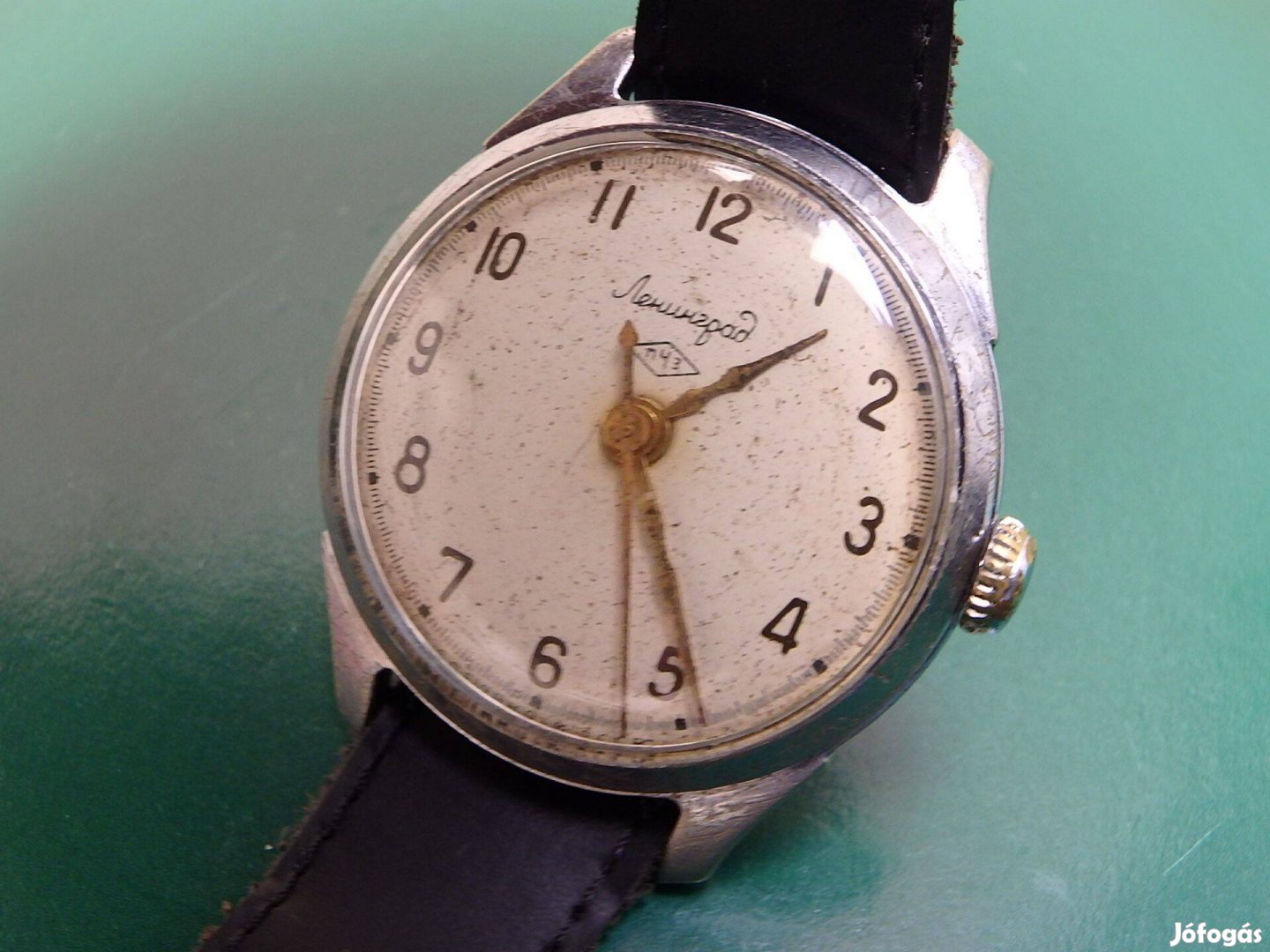 Leningrad Retro Férfi Karóra Orosz Szovjet Kézi Húzós