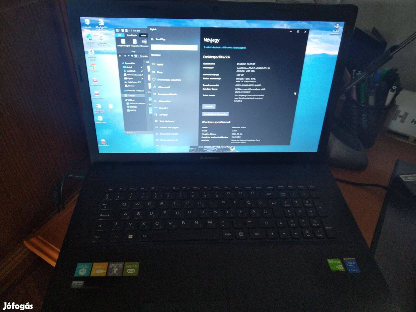 Lenono notebook, G710, használt