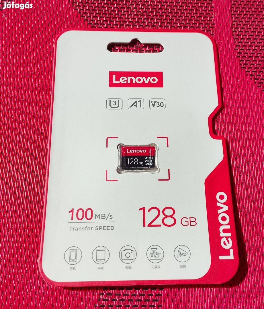 Lenovo 128GB microsd kártya