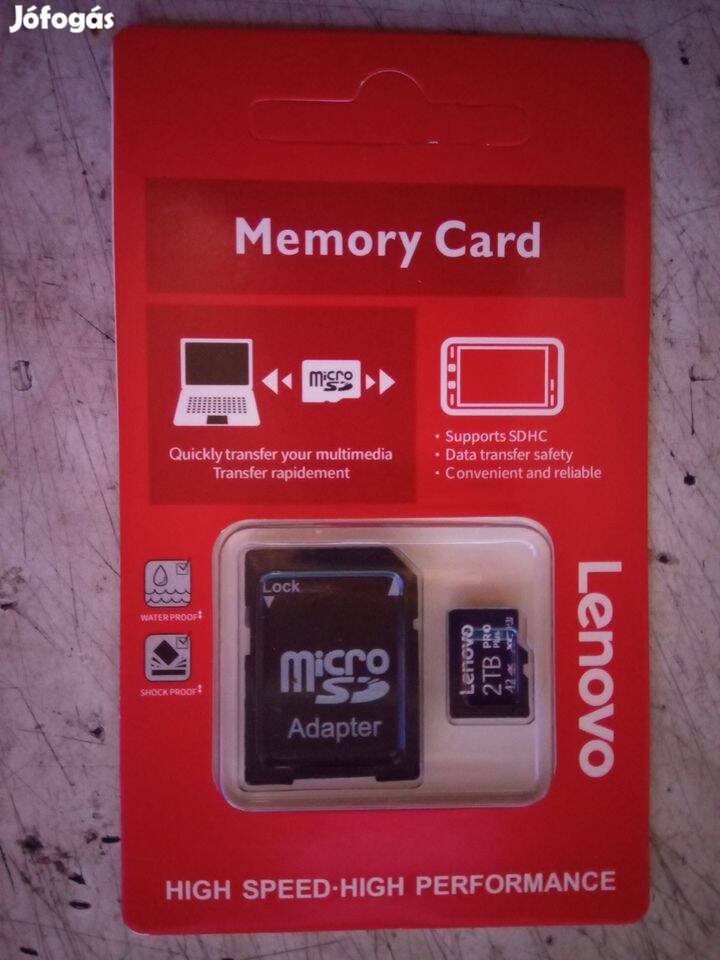 Lenovo 2TB ( 2000 Gb ) micro SD kártya