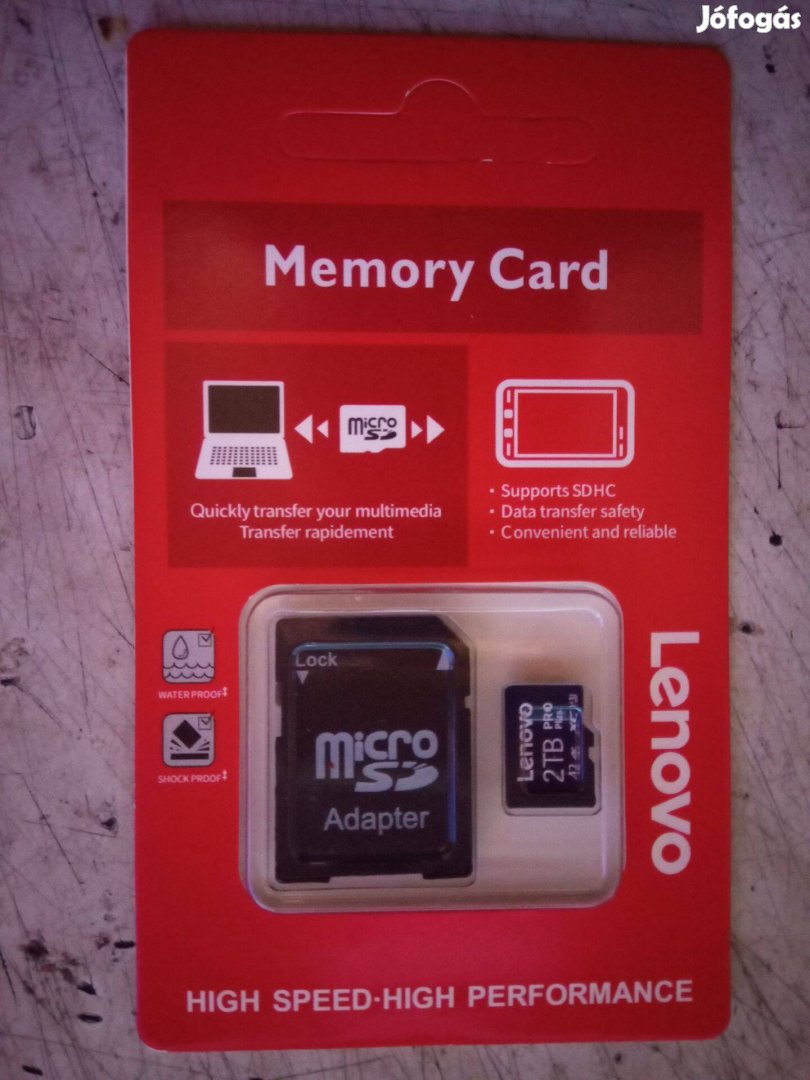 Lenovo 2TB ( 2000 Gb ) micro SD kártya