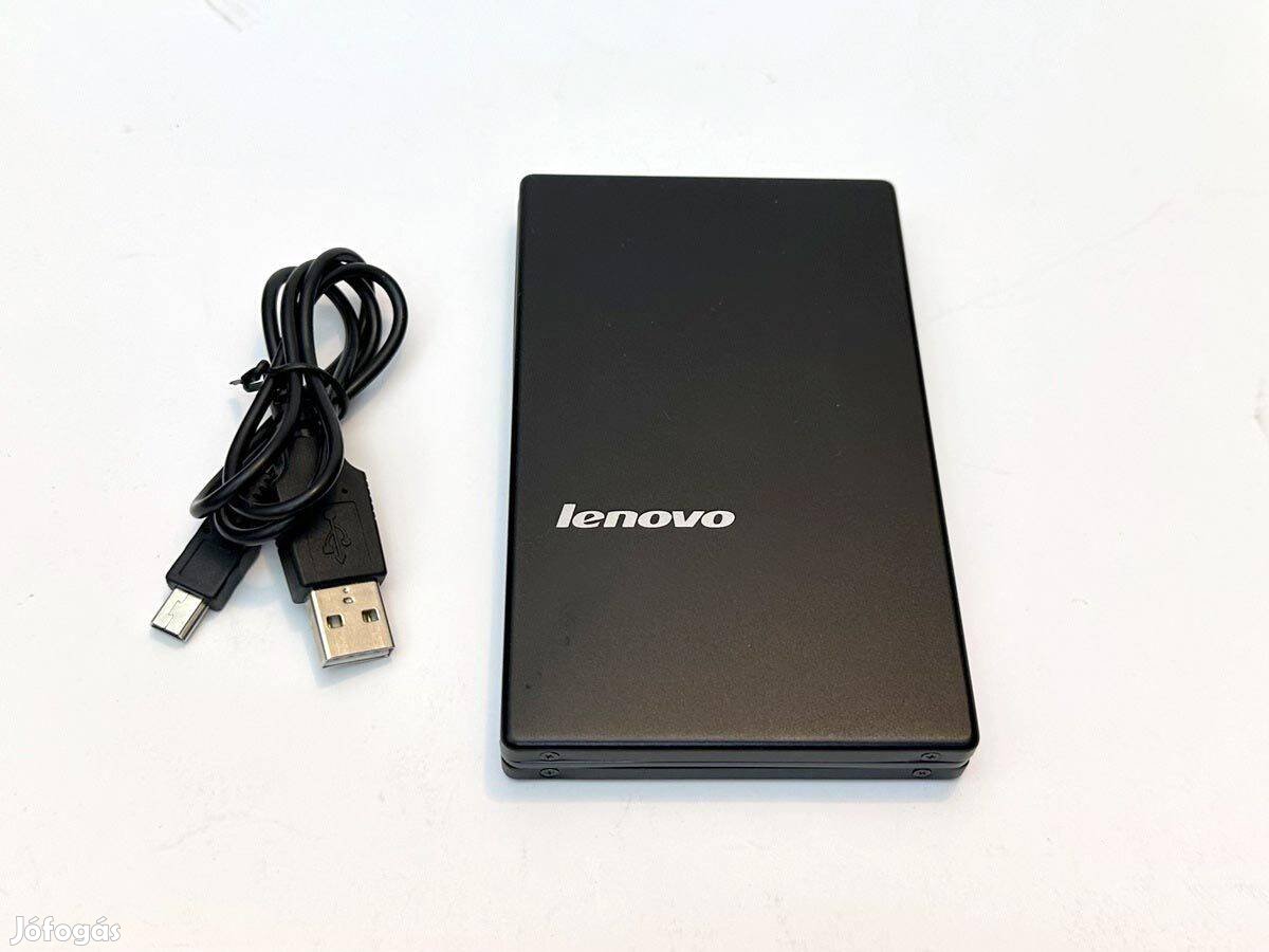 Lenovo 2,5" 80GB HDD külső fém ház laptop/notebook merevlemez