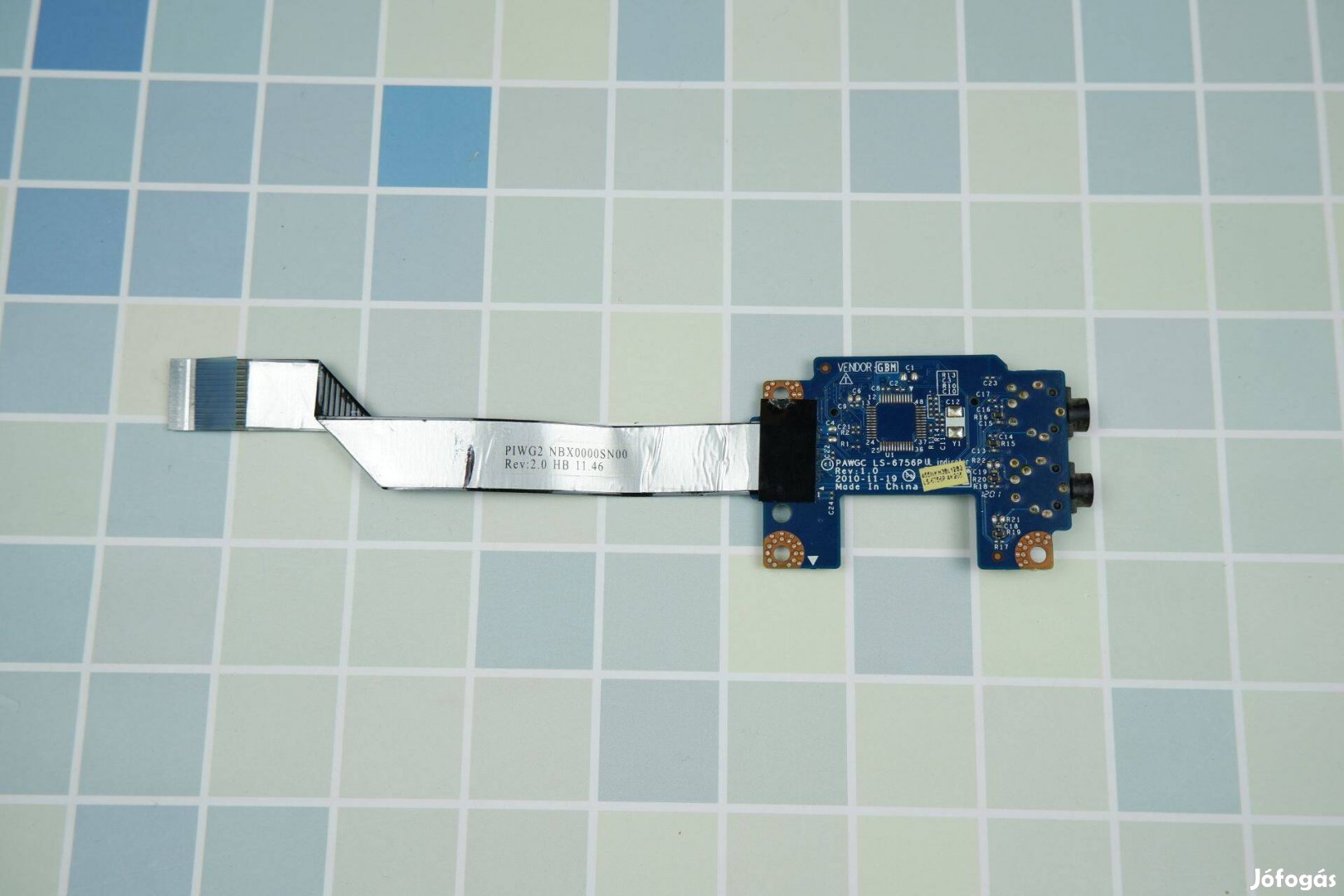 Lenovo G470 G570 G575 laptop audio panel Nbx0000SN00