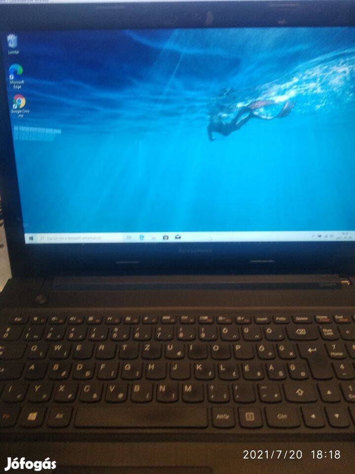 Lenovo G50-45 AMD négymagos, erős laptop