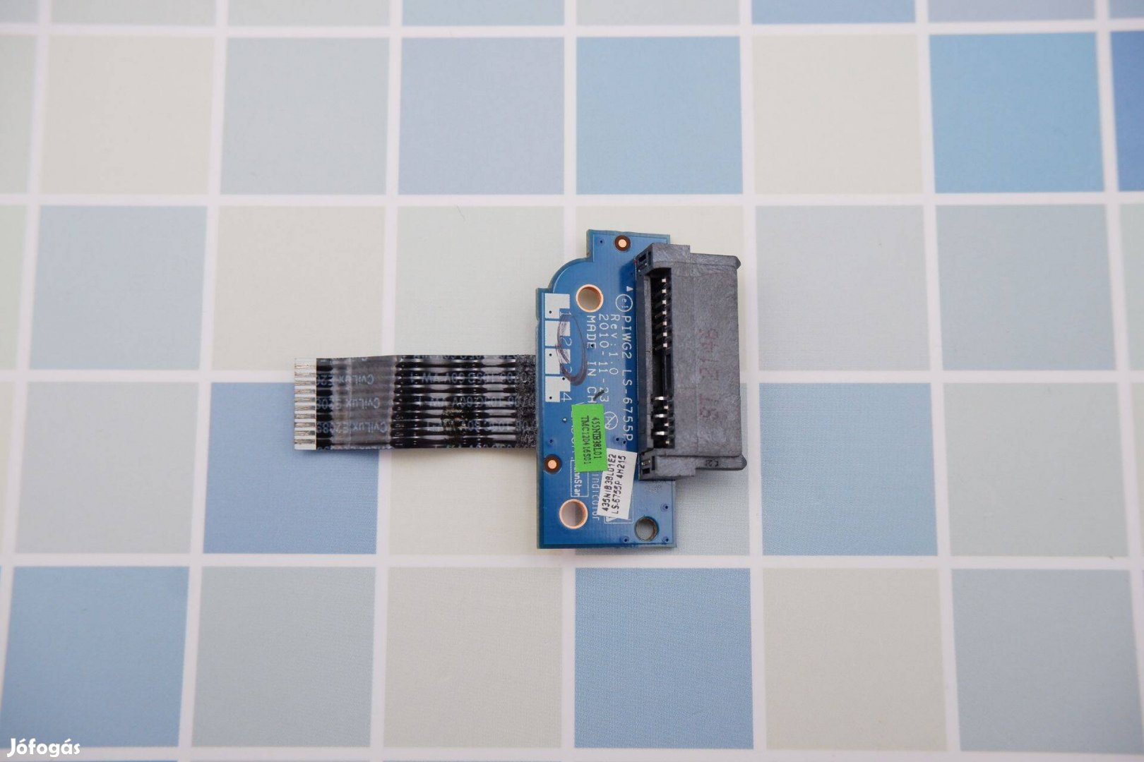 Lenovo G570 laptop ODD SATA panel kábel Nbx0000SO00 LS-6755P