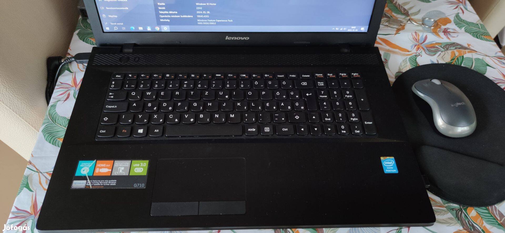 Lenovo G710 17,3"-os laptop újszerű