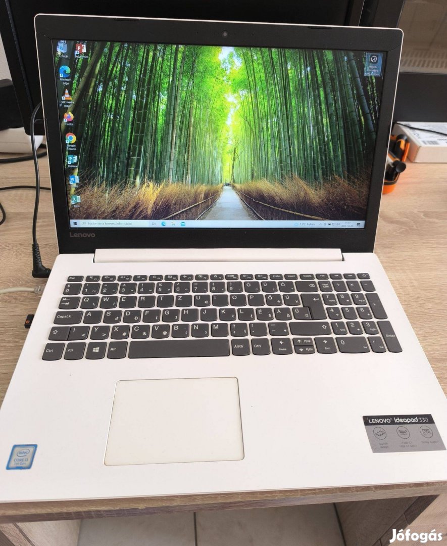 Lenovo Ideapad 330-15IKB 15,6" hófehér laptop eladó