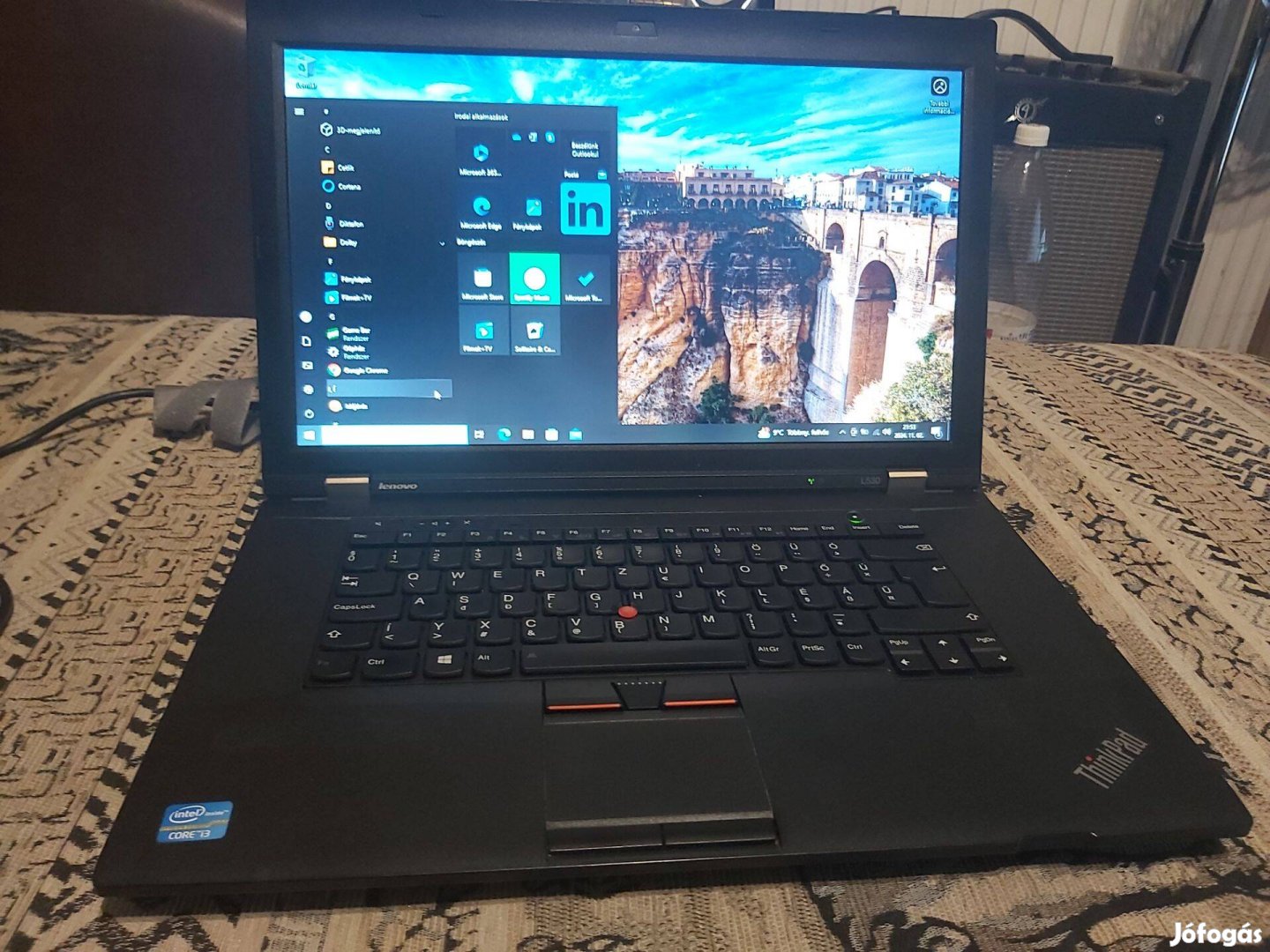 Lenovo L530 3.gen.i3(magyar bill.)