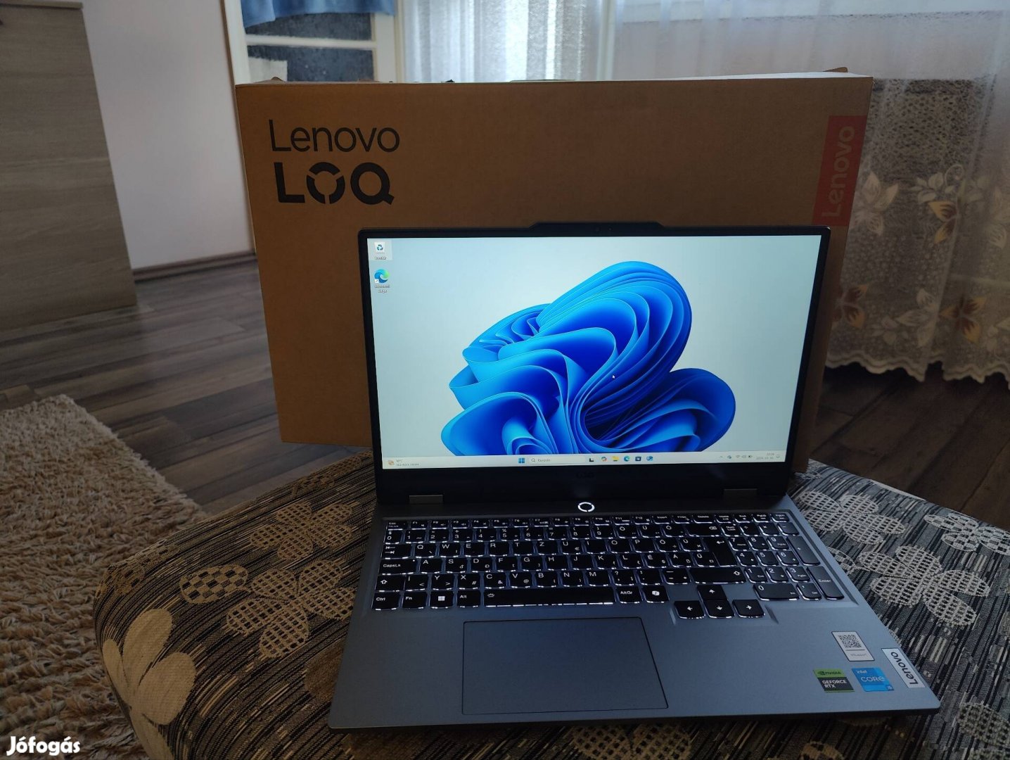 Lenovo LOQ 15IAX9,I5 12450HX,16GB,1TB,Rtx 4050,Garancia 