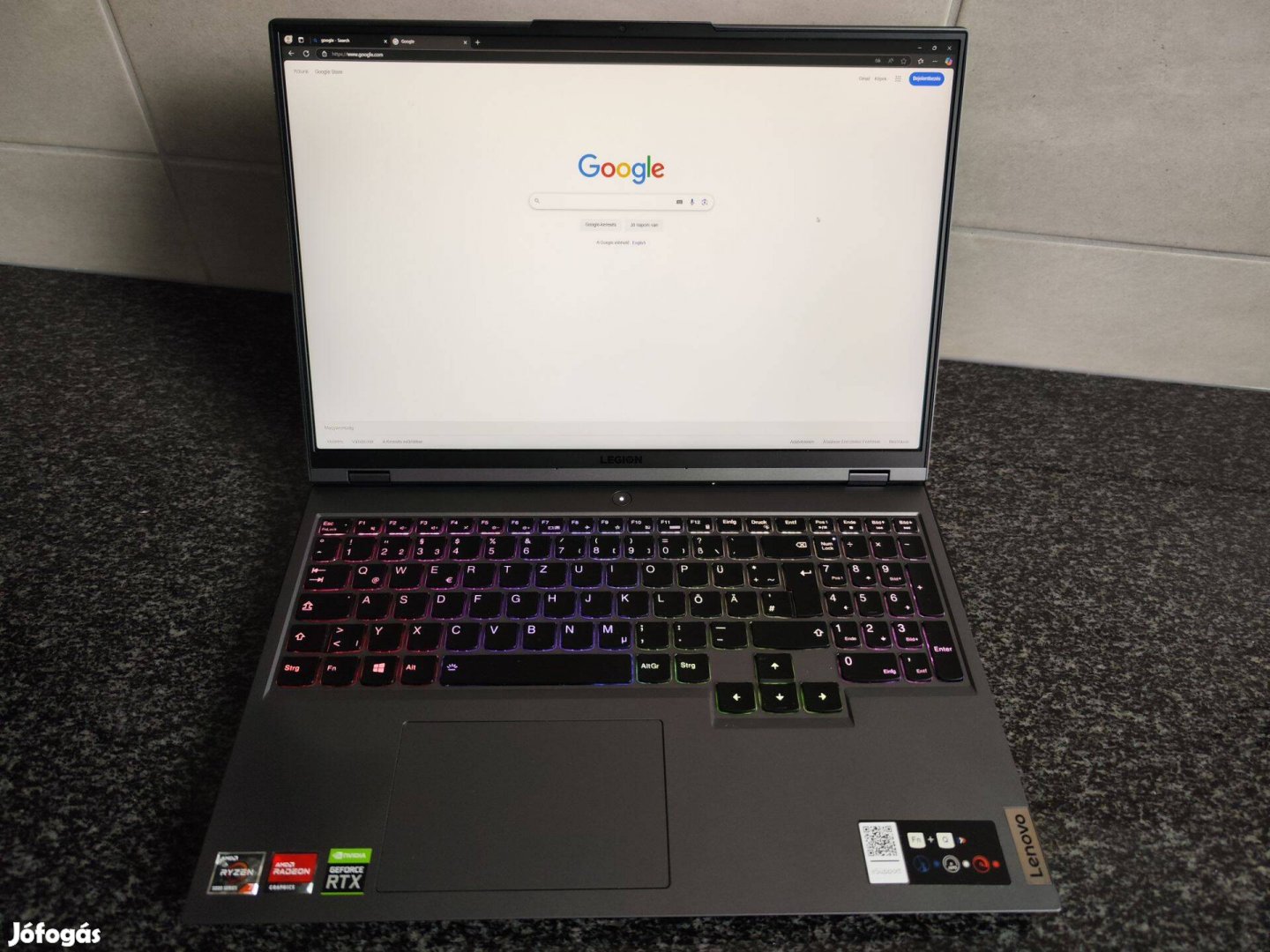Lenovo Legion 5 Pro/Ryzen 7 5800H/Nvidia Rtx 3070 8GB/32GB RAM/1TB SSD