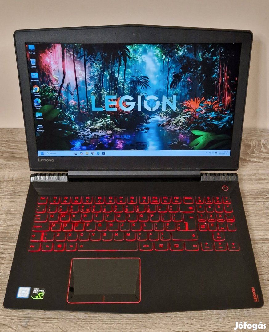 Lenovo Legion i7-7700HQ 16GB Nvidia Gtx1050Ti Windows 11