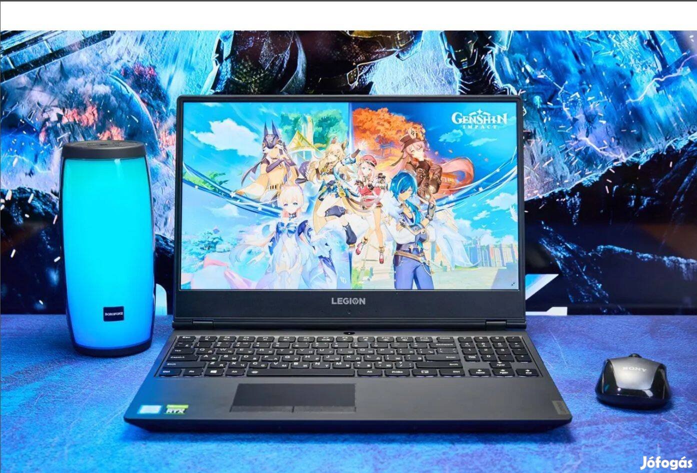 Lenovo Legion laptop eladó 15,6 col 144 Hz ,6 mag / 12 szál,