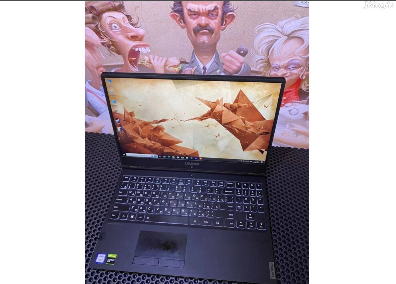 Lenovo Legion laptop eladó! Gamer! Rtx 2060 6GB 17.3 hüvelykes Full H