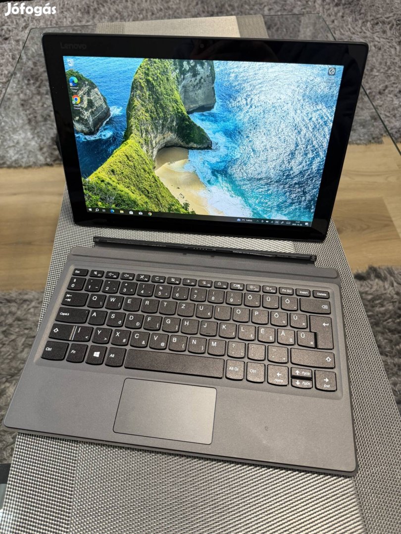 Lenovo Miix 2in1 Érintőkijelző Magyar Laptop i5 8250 4Mag