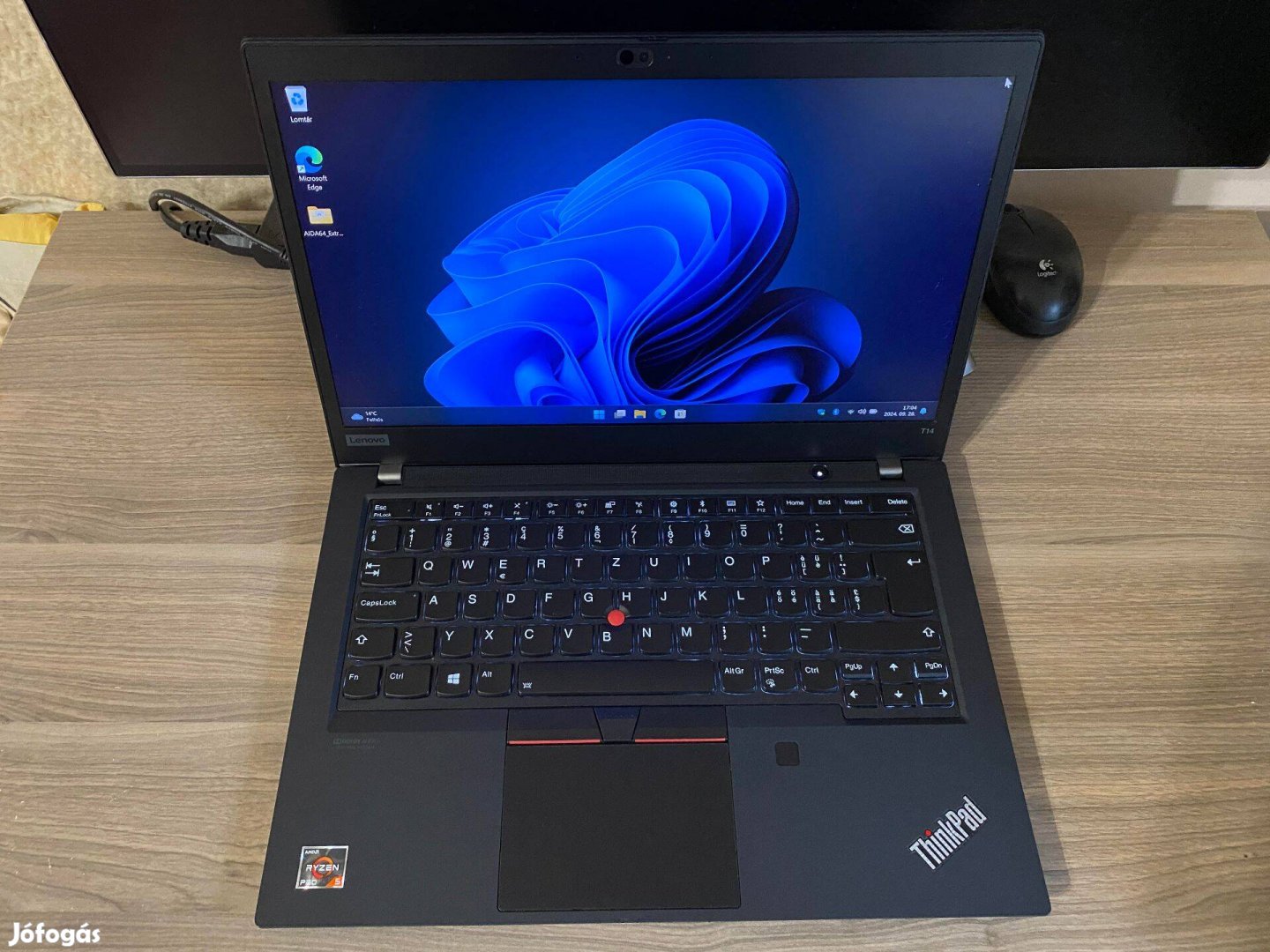 Lenovo T14 laptopom (6mag/12szál 32Gb 512Gb) Érintős!