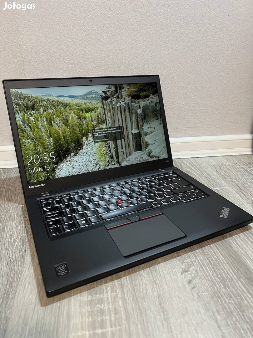 Lenovo T450s,14",FHD,i5-5300U,8GB,256GB ,WIN10, Dupla AKKU