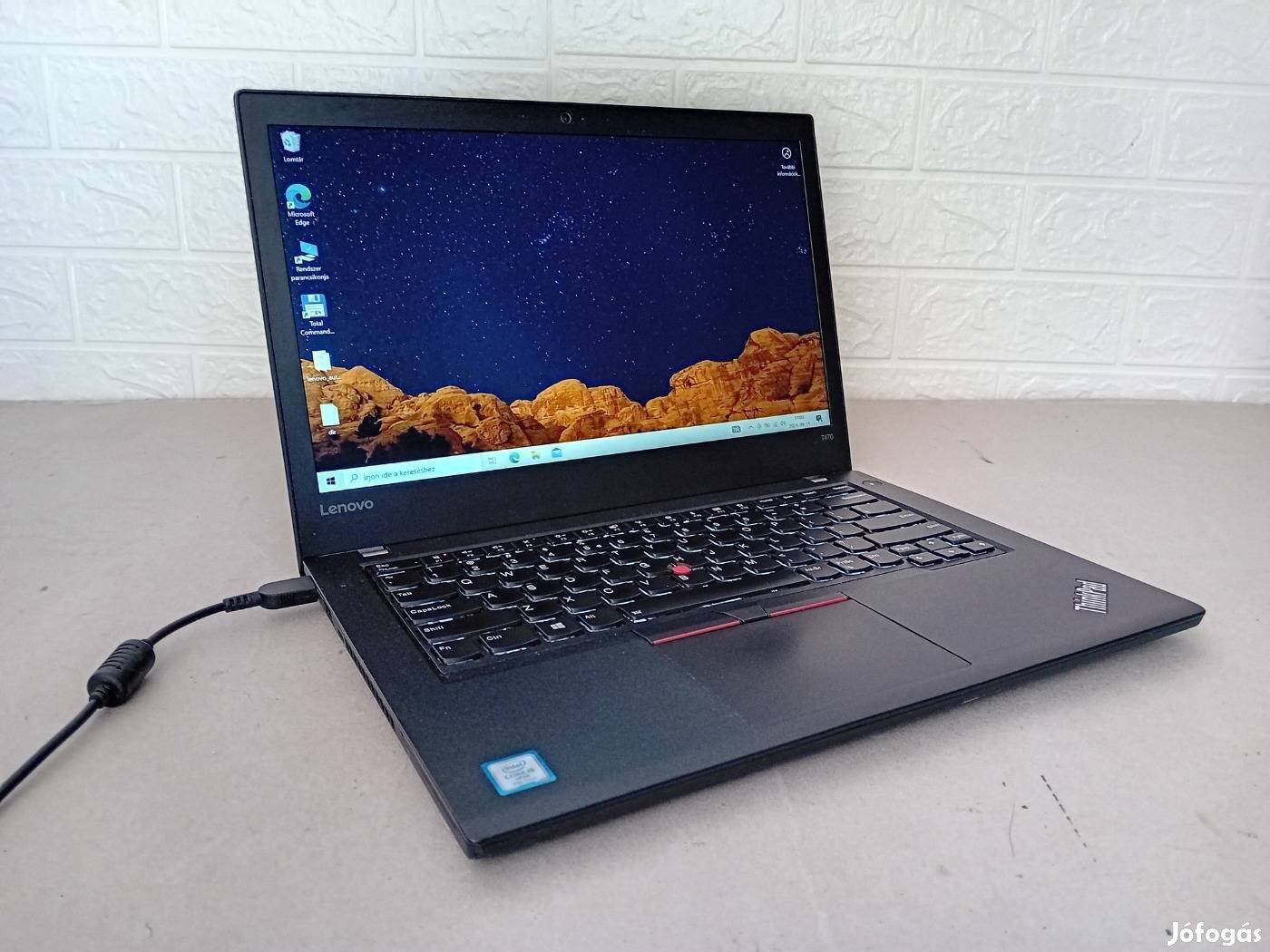 Lenovo T470,14",FHD,IPS,i5-7300U félkonfig