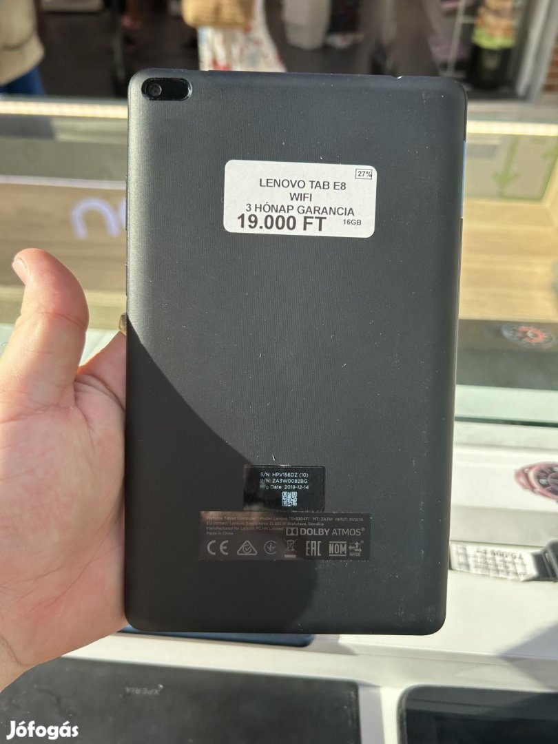 Lenovo Tab E8 Bluetooth 16 GB, 12 hó garancia