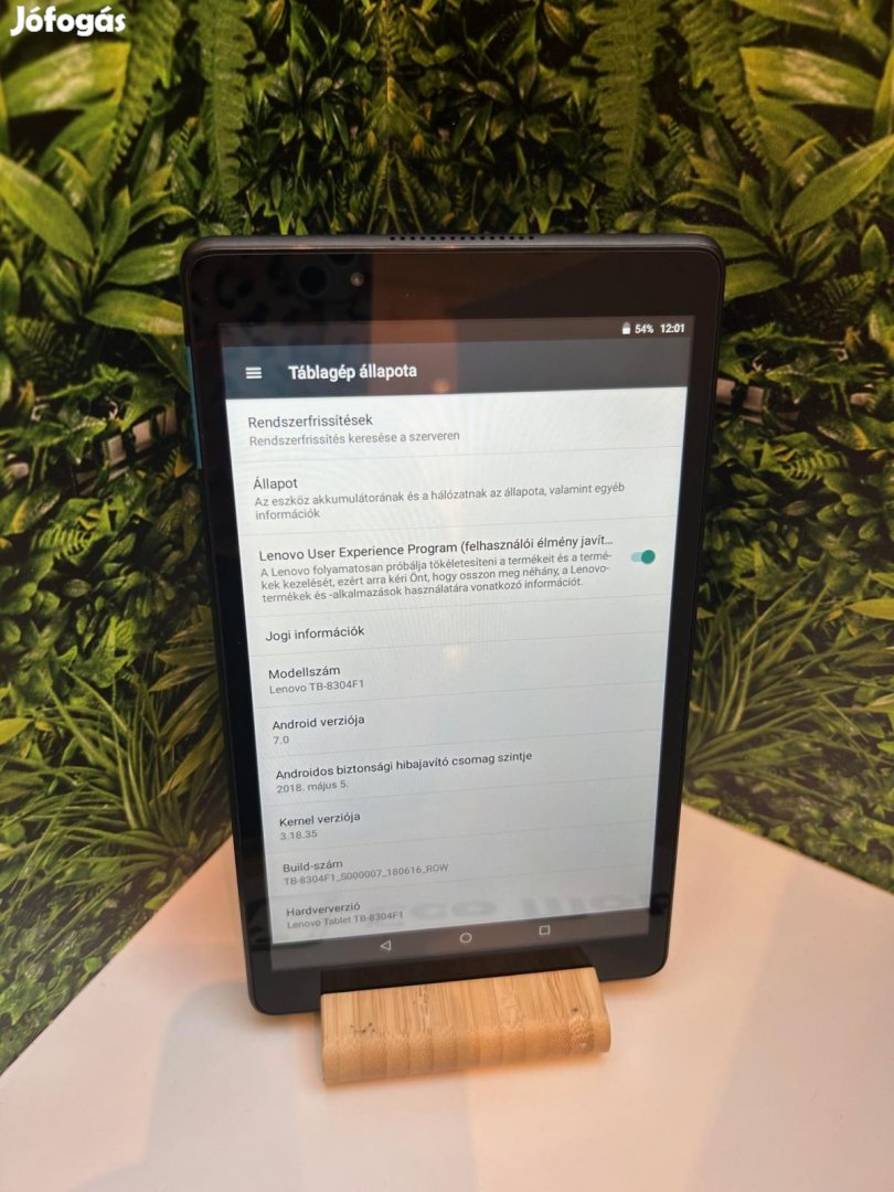 Lenovo Tab E8 Wi-Fi 16 GB, 12 hó garancia