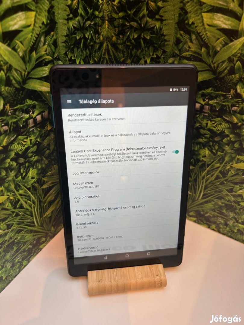 Lenovo Tab E8 Wi-Fi 16 GB, 12 hó garancia