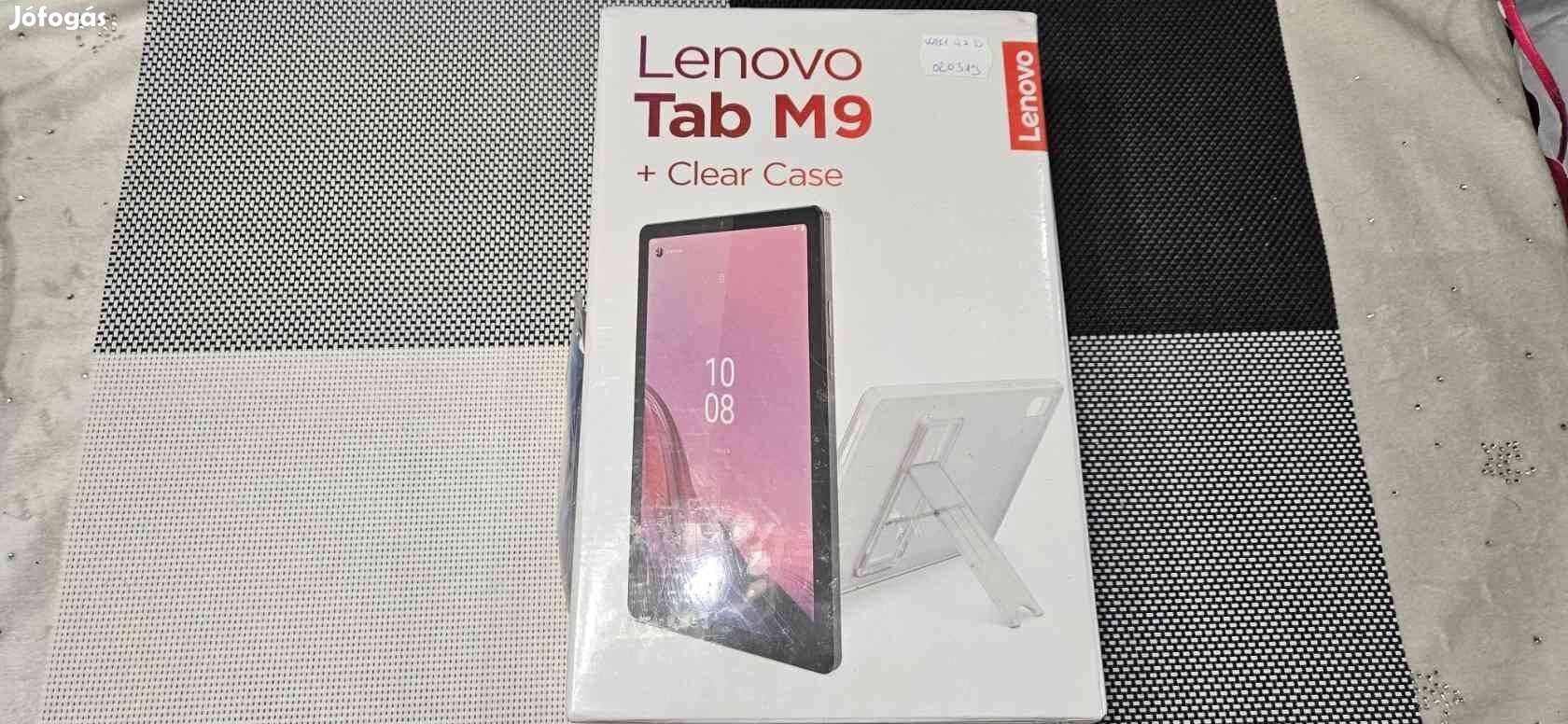 Lenovo Tab M9 +Tok +Fólia 9" Wifis Tablet Új Grey 2 év Garanciával !