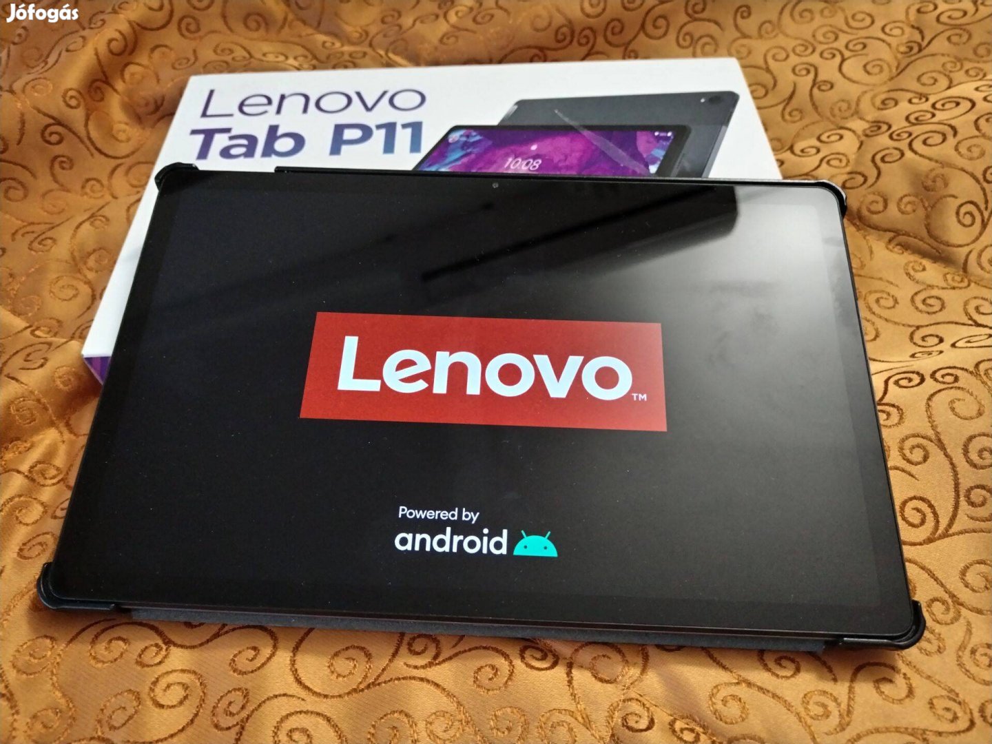 Lenovo Tab P11 Tablet - Dobozával, töltővel, tokkal!