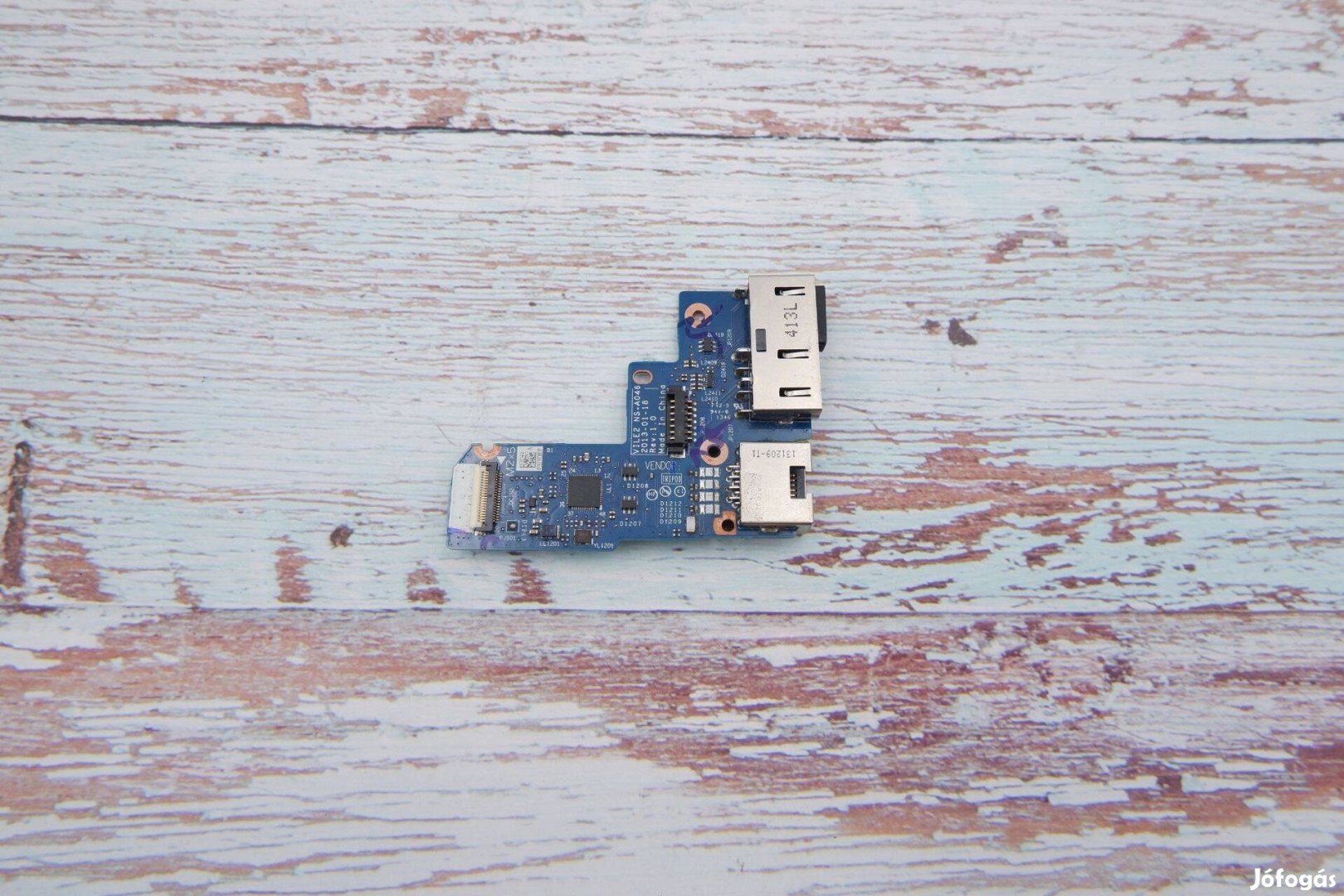 Lenovo Thinkpad E531 laptop töltő csatlakozó LAN panel