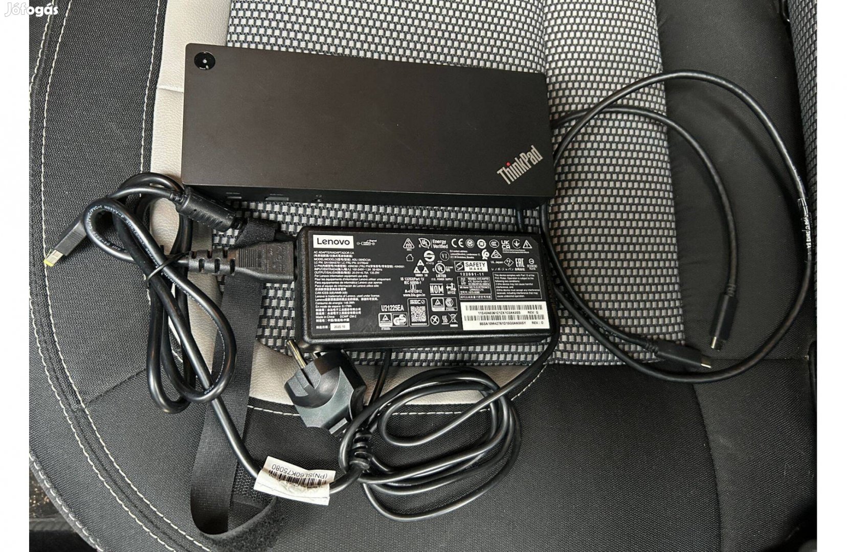 Lenovo Thinkpad Hybrid USB 40AF Displaylink 4K dock - gyári 130W-os tá